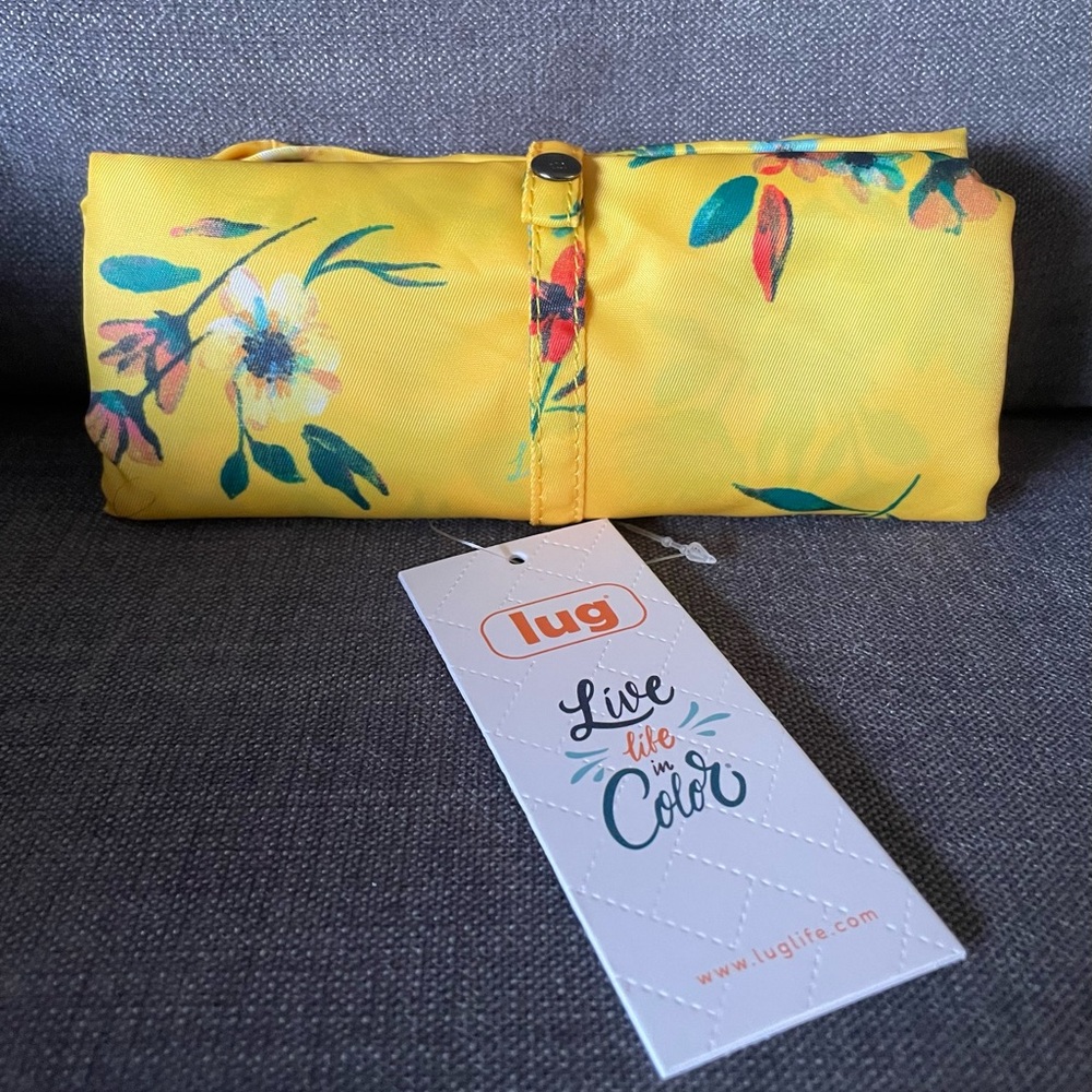 Lug Eco Shopper Packable Tote Bag - Bouquet Yellow